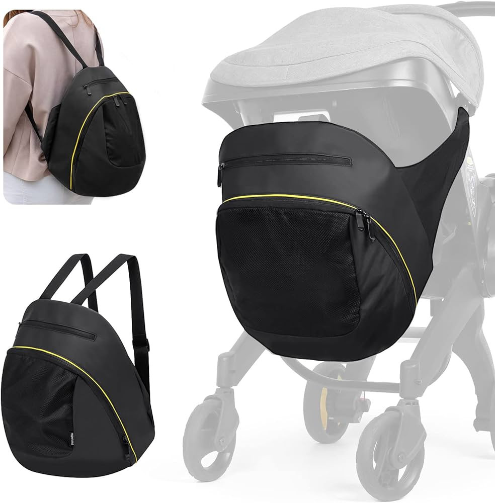 Upperkids Storage Bag Compatible with Doona Infant Car Seat Stroller, Stroller Accessories, Large... | Amazon (US)