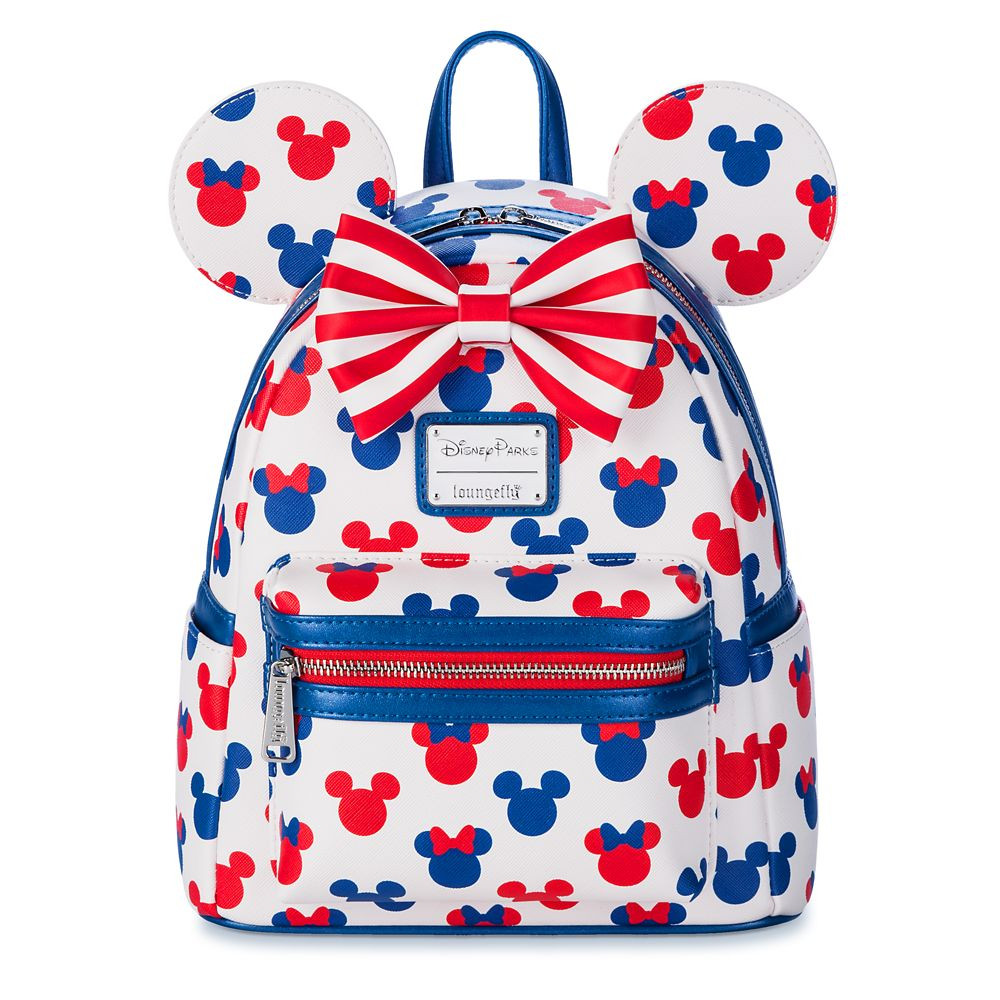 Mickey and Minnie Mouse Icon Americana Loungefly Mini Backpack | Disney Store