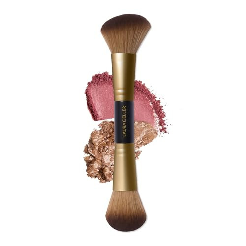 LAURA GELLER NEW YORK Dual-Ended Blush + Bronzer Brush - Blush Bronzer Contour Face Makeup Brush | Amazon (US)