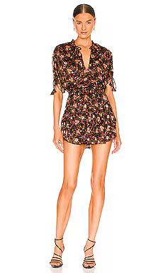 MISA Los Angeles Becca Dress in Las Brisas Flora from Revolve.com | Revolve Clothing (Global)