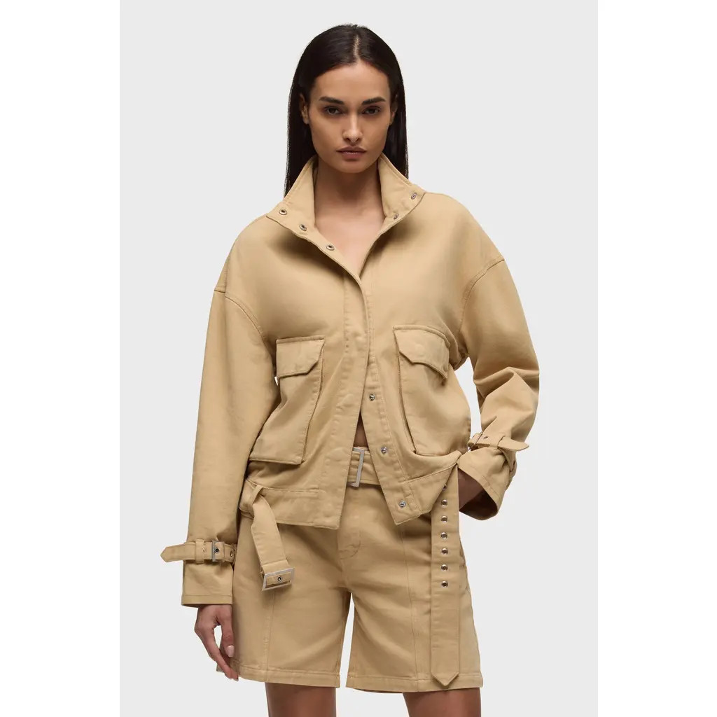 Hudson Jeans Relaxed Utility Jacket in Cornfield at Nordstrom, Size Large | Nordstrom