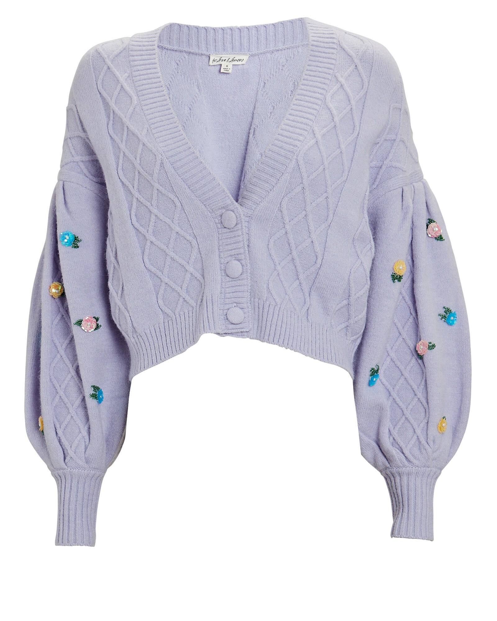 Sutton Floral Embroidered Cardigan | INTERMIX