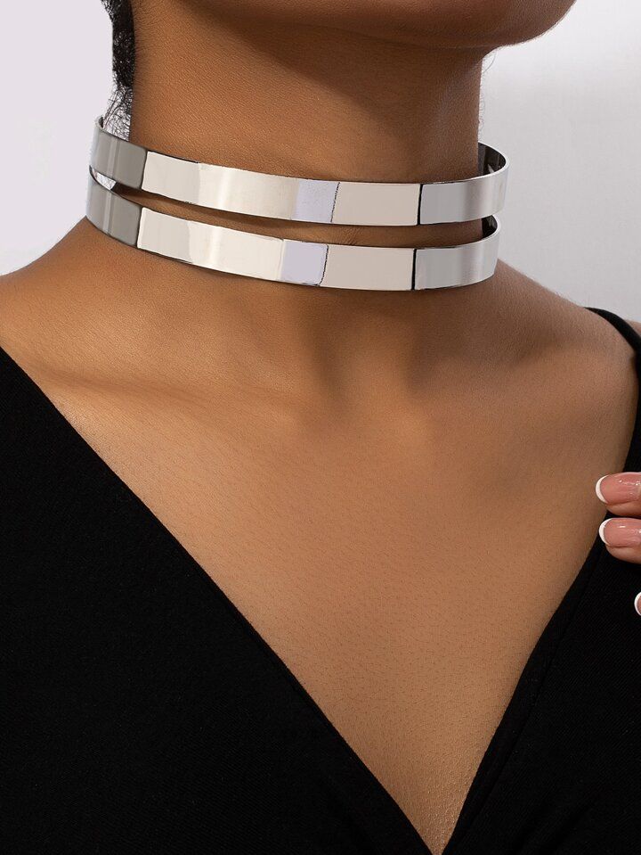 Minimalist Layered Cuff Choker | SHEIN