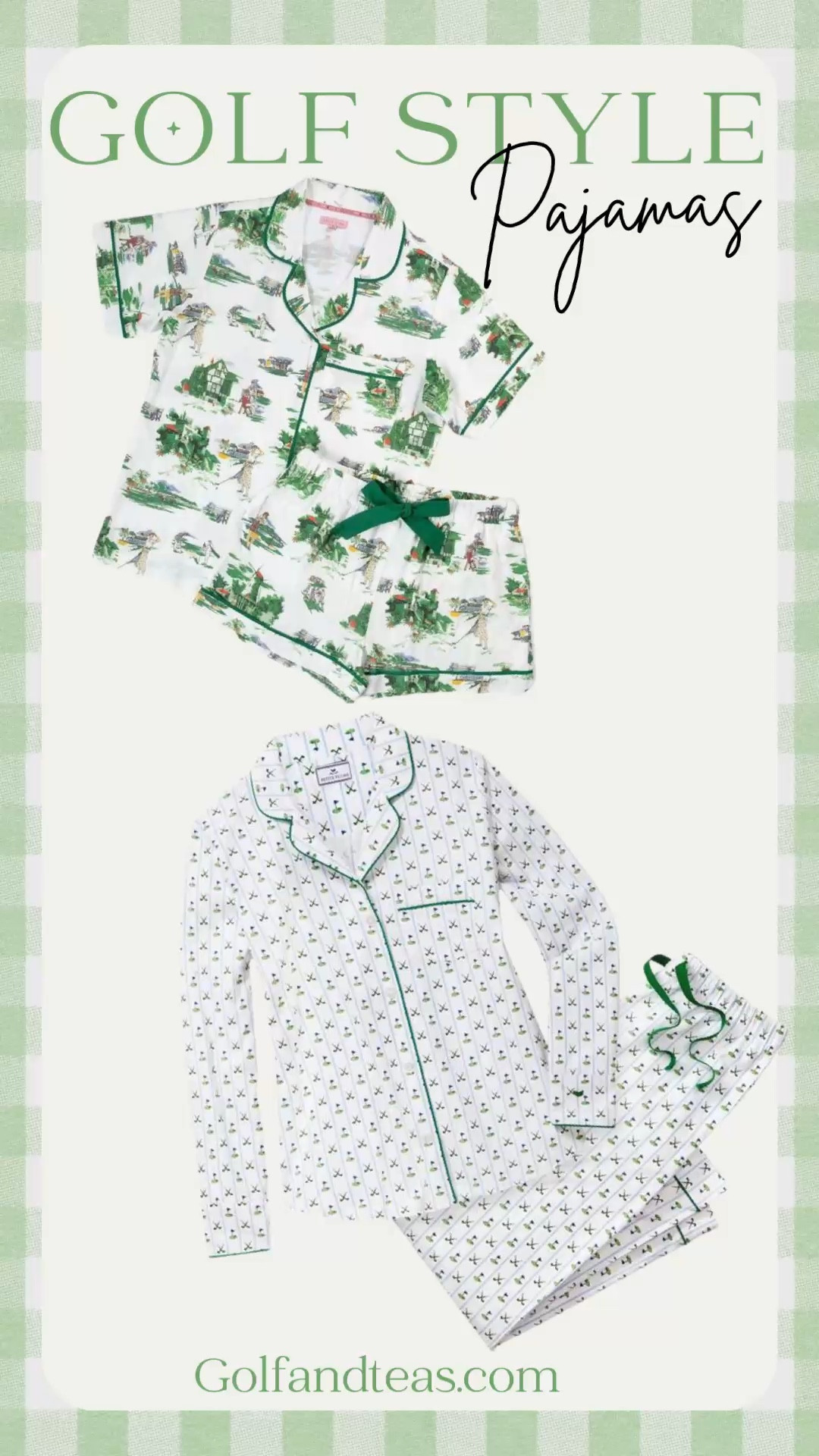 How cute are these pajamas!  Just in time for the Masters! Use code: Spring15 for an extra 15% off  

#LTKTravel #LTKmorningroutine #LTKselfcare