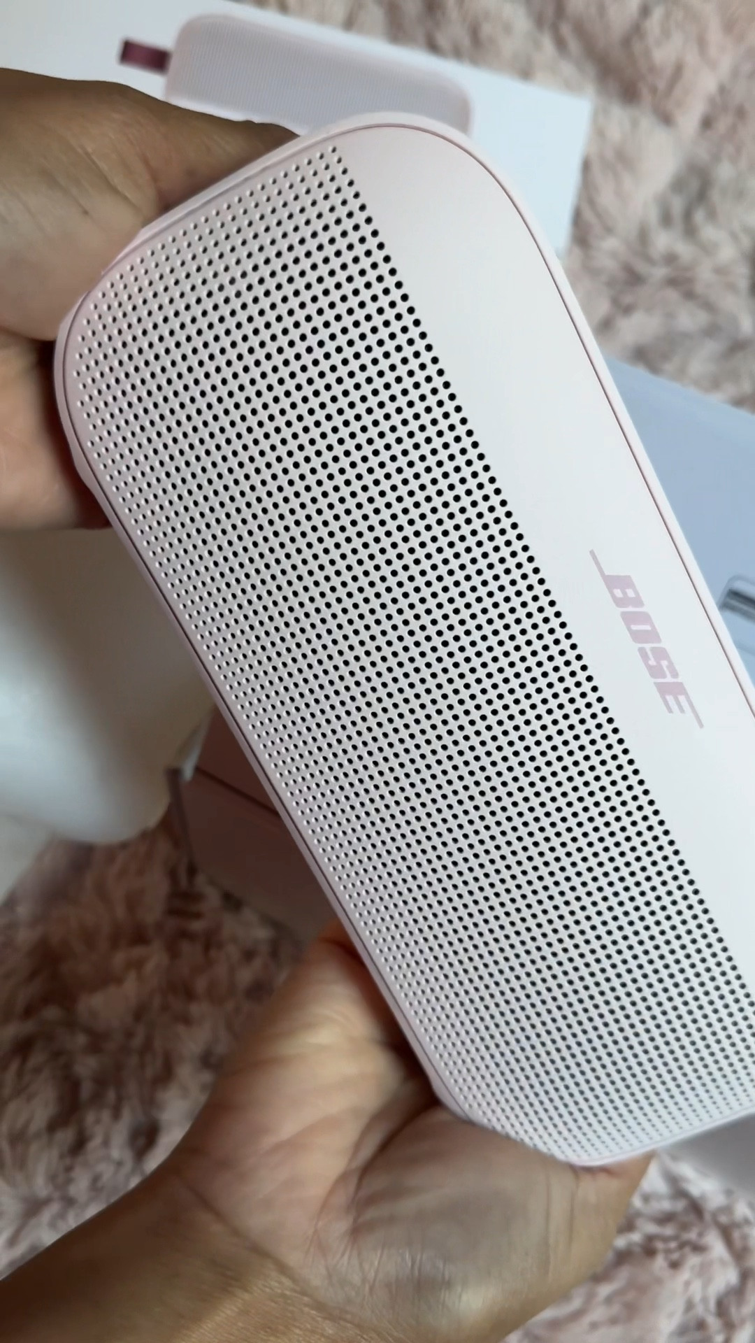 🎁 Pink Perfection! Unboxing the NEW Bose SoundLink Flex Speaker (2nd Gen) 🎧✨
Looking for the perfect holiday gift? Stop scrolling! I just unboxed the upgraded Bose SoundLink Flex Portable Speaker (2nd Gen) in the gorgeous Petal Pink color, and this is officially the best portable speaker of the season!
Why You Need This Speaker:
• 🎧 Big Sound, Small Size: Don't let the compact design fool you. It delivers surprisingly big, bold sound with deep bass and crystal-clear audio, making it ideal for sharing tunes anywhere.  
• 🔋 Ultimate Battery Life: I'm obsessed with the long battery life—get up to 12 hours of non-stop music, perfect for parties, trips, or just chilling.
• 💦 Adventure Ready: This Bose speaker is waterproof and dustproof (IP67 rated!) thanks to its durable build. Take it to the beach, the pool, or hiking without worry. It's your ultimate travel speaker.  
• 💖 Gift Guide Must-Have: It's December 1st, and this makes an incredible, high-quality tech gift for him, her, or anyone who loves music. Plus, it comes in a bunch of colors!
Tap to shop my Petal Pink Bose SoundLink Flex now and secure the best Bluetooth speaker for everyone on your list! Link in bio for more holiday tech gifts!

Bose SoundLink Flex Portable Speaker, 2nd Gen, Petal Pink, best Christmas gift idea, waterproof Bluetooth speaker IP67, long battery life, high-quality portable speaker, travel speaker, holiday tech gifts, Bose speaker deep bass, unboxing.

#LTKCyberWeek #LTKHoliday #LTKGiftGuide