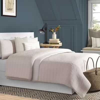 Duncanville Duvet Cover Set Size: Cal. King Duvet Cover + 5 Additional Pieces, Color: Cream/Tan | Wayfair North America