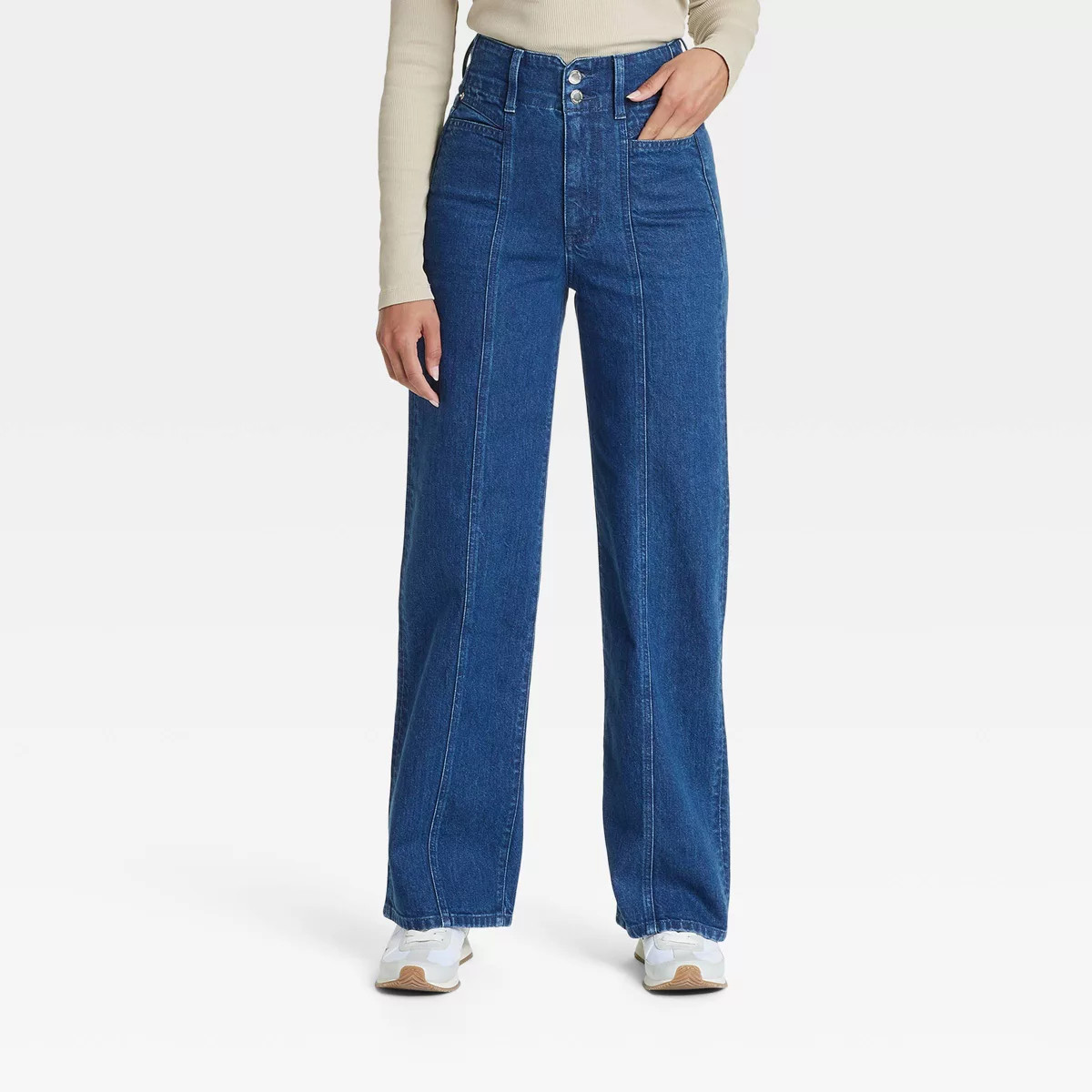 Women's High-Rise Tailored Wide Leg Jeans - Universal Thread™ | Target