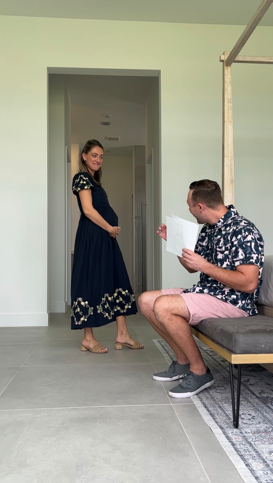 Navy floral embroidered maxi! Obsessed with this look. Pregnancy outfit, maternity dress, pink blush maternity, bump ootd

#LTKBump #LTKmomlife #LTKootd