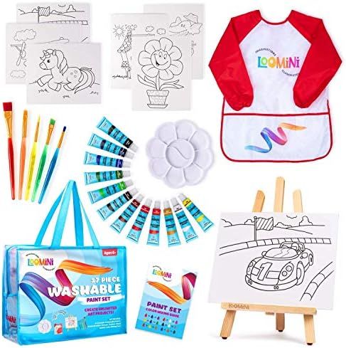 Paint Set for Kids | Premium Art Supplies for Boys & Girls | 27 Piece Washable Paint Set Includes... | Amazon (US)
