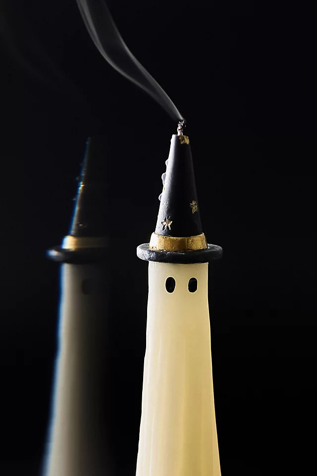 Ghost Witch Shaped Wax Tapers | Anthropologie (US)