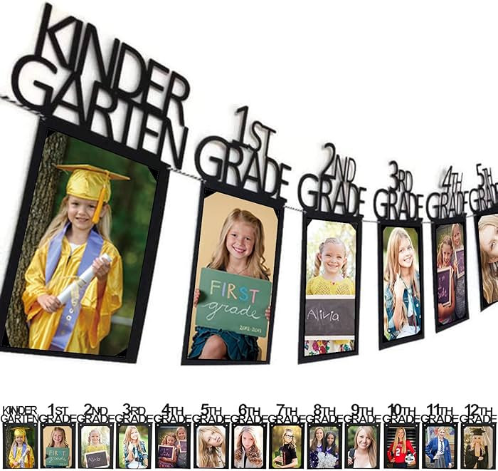 Graduation Decorations 2025 2026 5x7 Photo Banner for Class of 2025 Decorations K-12 Picture Bann... | Amazon (US)