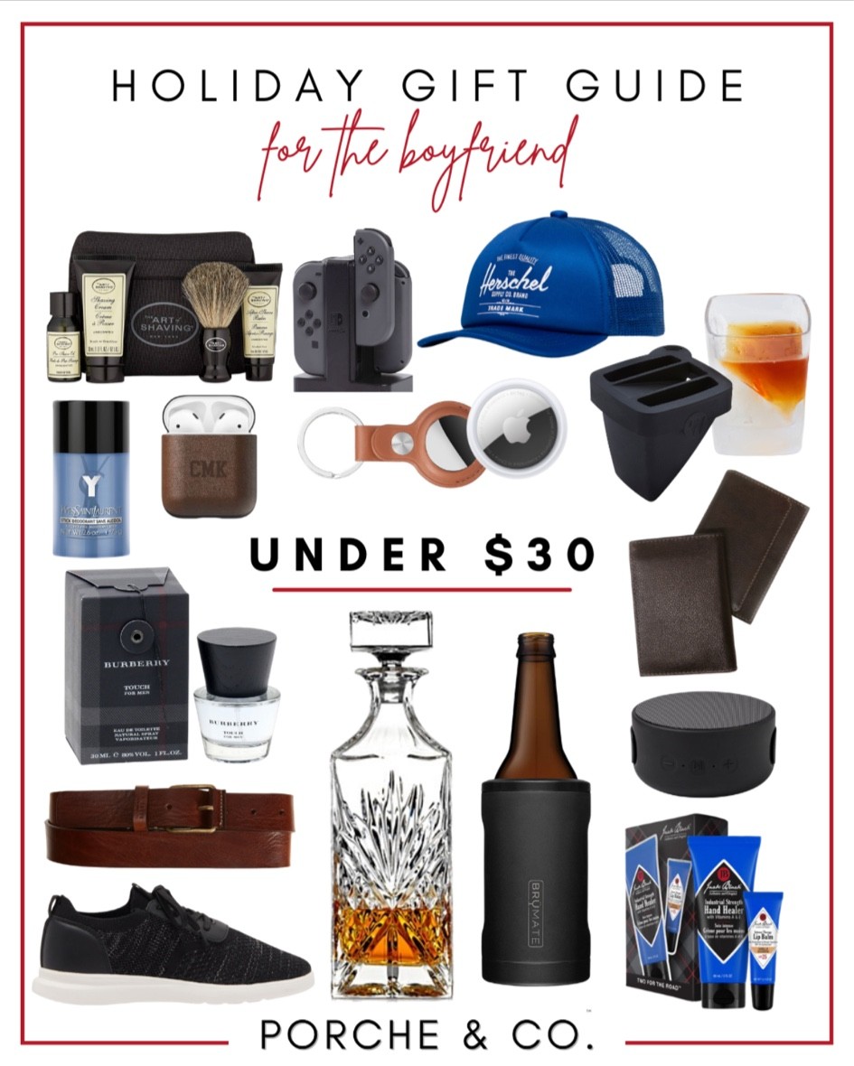 Gifts for the boyfriend, gift guide for the boyfriend, gifts for him, gifts for him under $30, under $30 gifts, gift ideas #giftsforhim #giftsfortheboyfriend 

#LTKSeasonal #LTKHoliday #LTKmens
