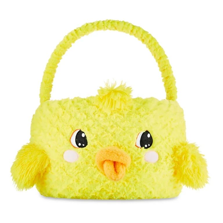 Easter Plush Chick Easter Basket, by Way To Celebrate - Walmart.com | Walmart (US)
