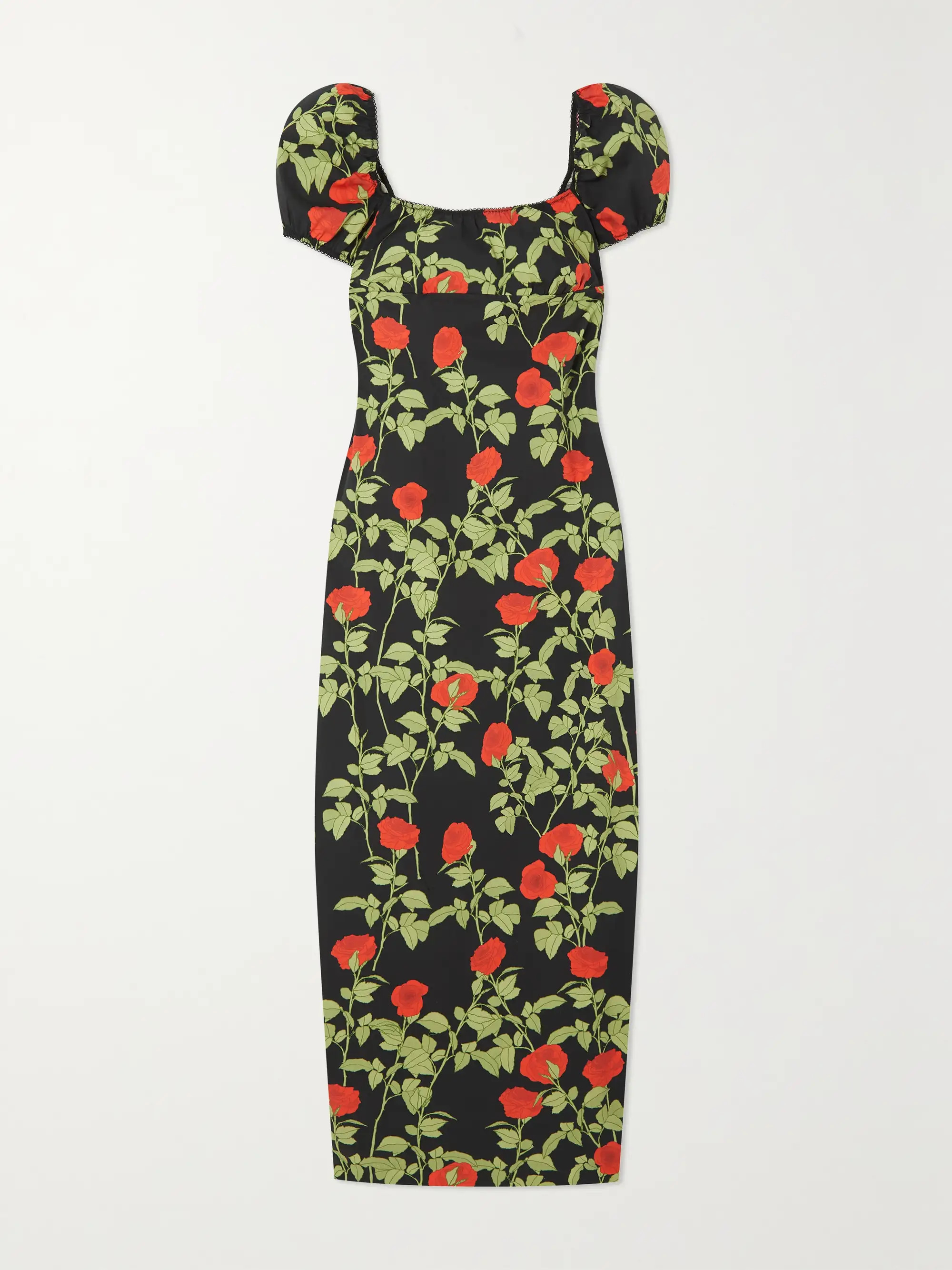 Rupert floral-print cotton-blend midi dress | NET-A-PORTER (US)