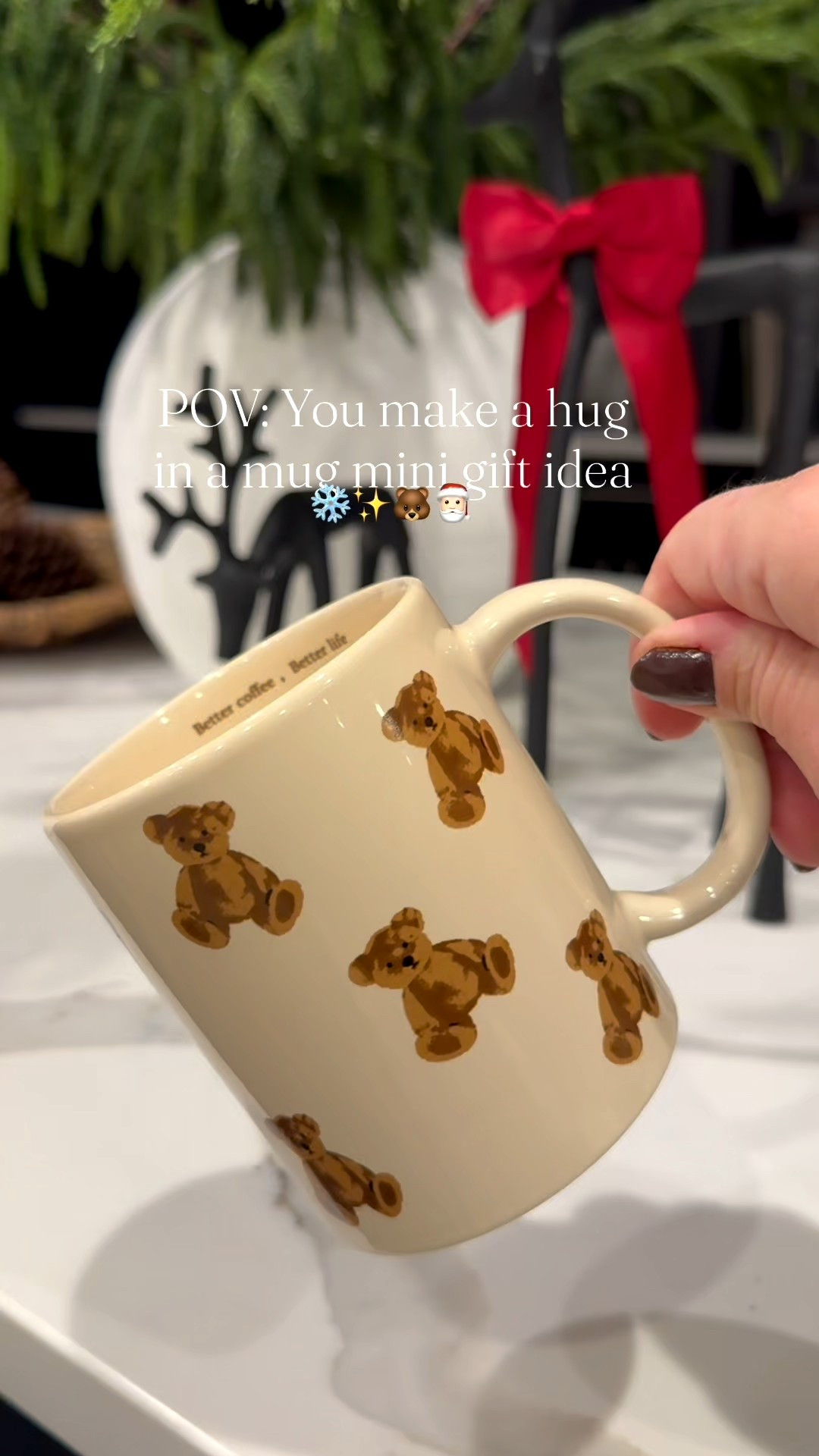 You make a hug in a mug mini gift idea! ✨🐻 This would be perfect for a friend, daughter, neighbor, teacher, or  anyone you want! 

#giftideas #founditonamazon #amazonfinds #holidaygifts #burrbasket 

#LTKHoliday #LTKGiftGuide #LTKFindsUnder100