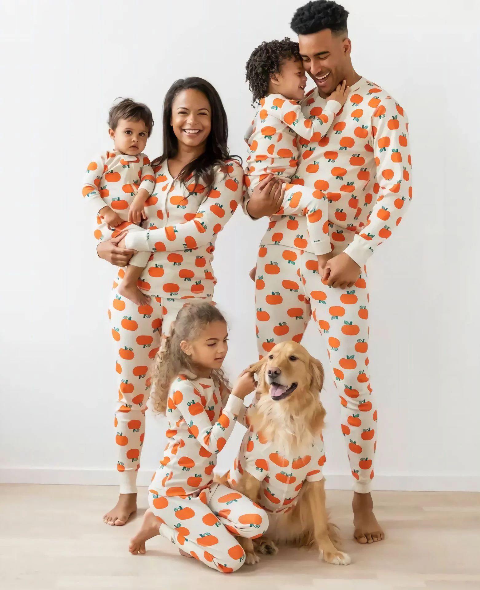 Halloween Family Pajamas Sets Long-Sleeves Pumpkin T-Shirt Tops Pants Parent-Children Loungewear ... | Walmart (US)