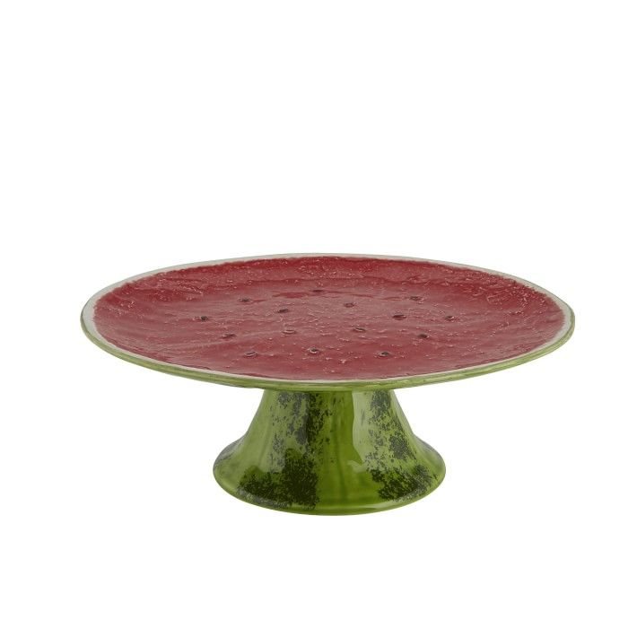 Bordallo Pinheiro Watermelon Cake Stands | Williams-Sonoma