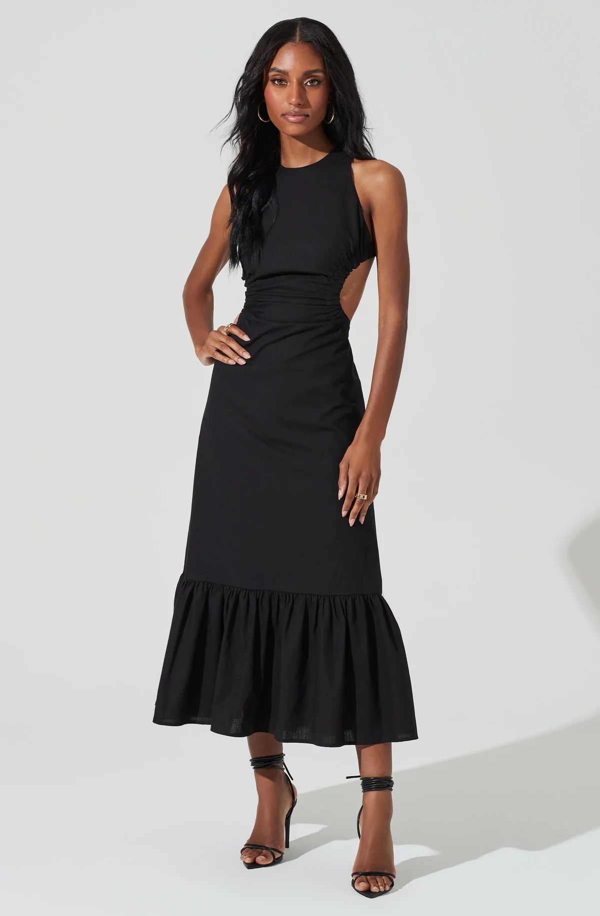 Open Back Linen Maxi Dress | ASTR The Label (US)