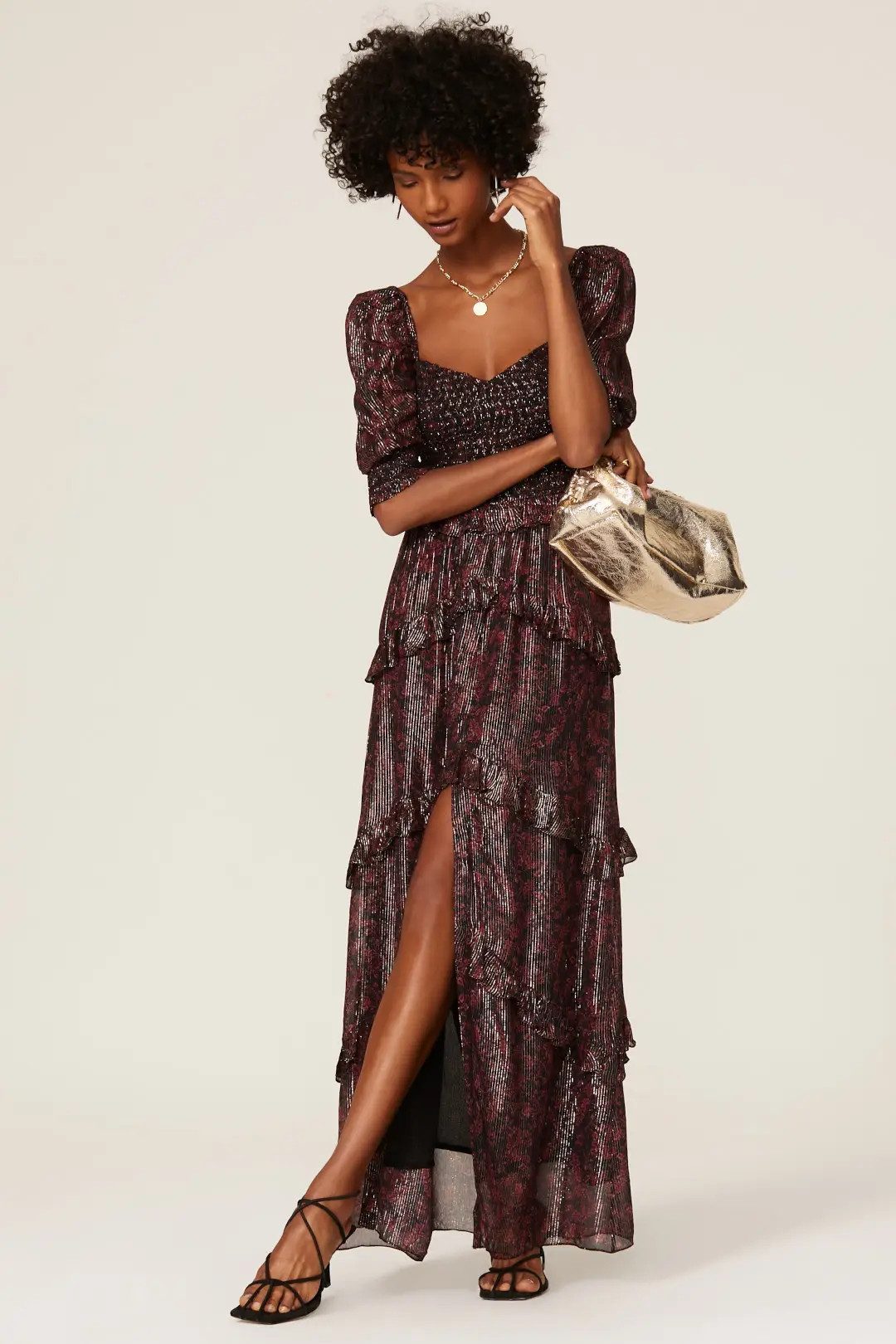 Floral Tiered Sweetheart Dress | Rent the Runway