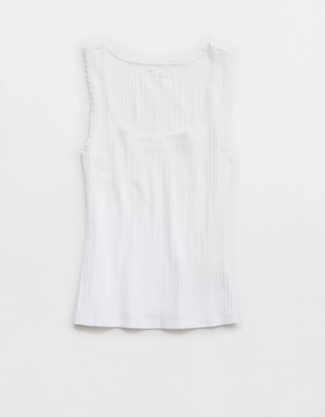 Aerie Ribbed Scoop Neck Tank Top | Aerie
