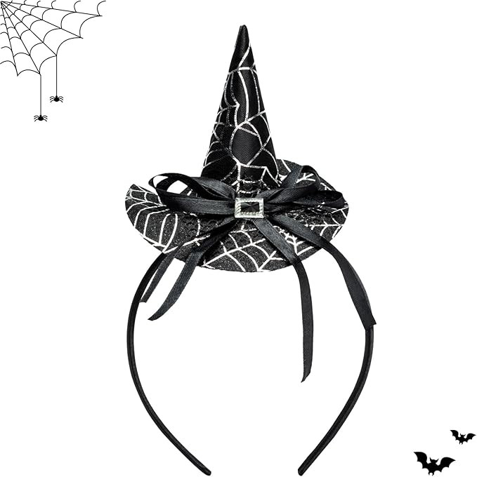 Artlunar Halloween Headband For Women, Pumpkin Ghost Witch Hat Bat Hair Accessories For Funny Hal... | Amazon (US)