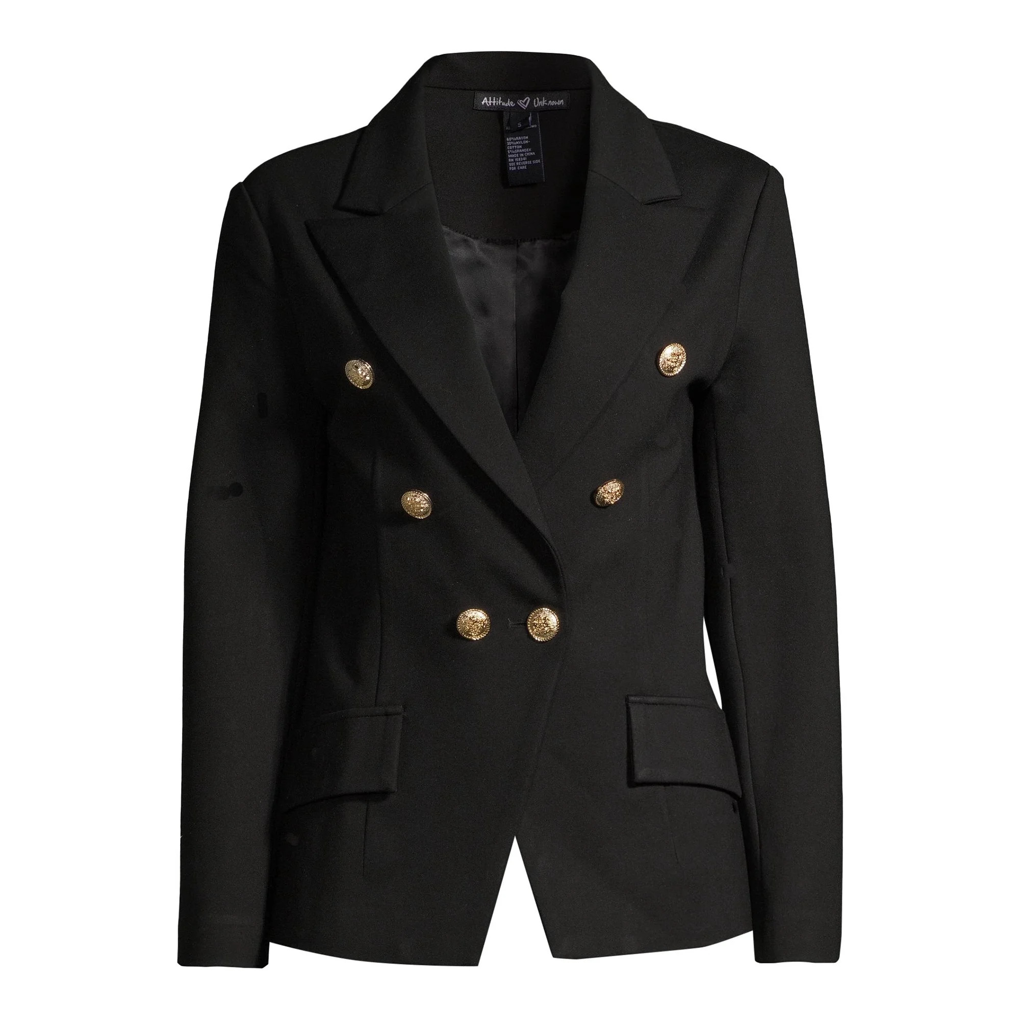 Attitude Unknown Women’s and Women’s Plus Ponte Blazer, Sizes XS-3X | Walmart (US)