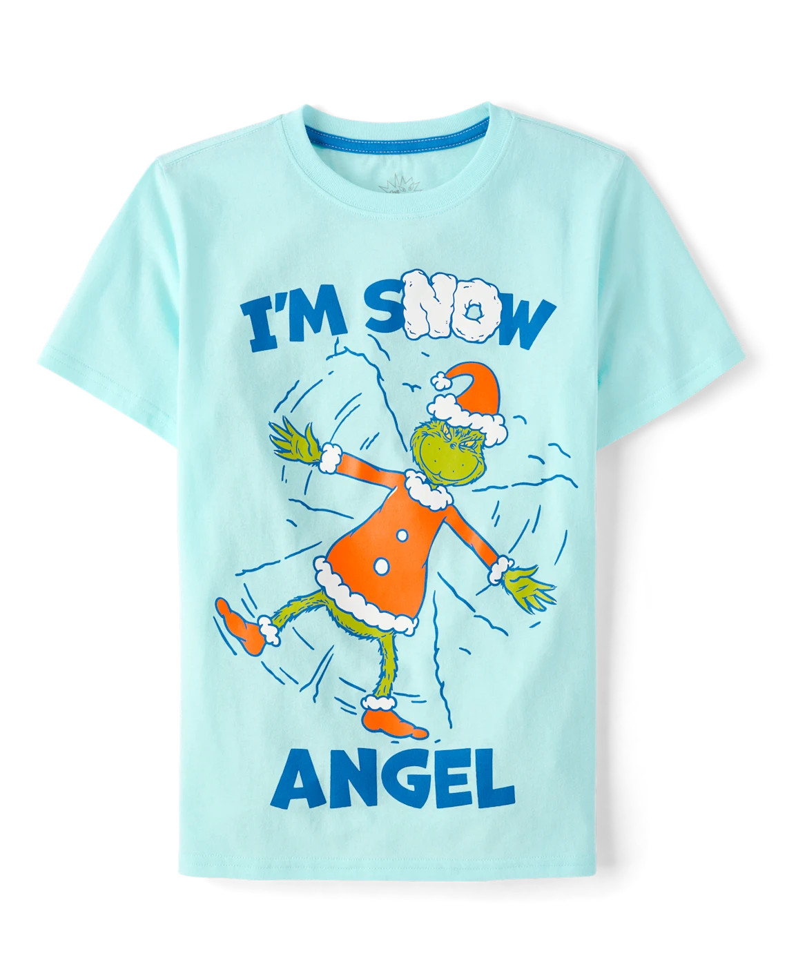 Boys Dr. Seuss The Grinch™ I'm Snow Angel Christmas Graphic Tee - blue | The Children's Place