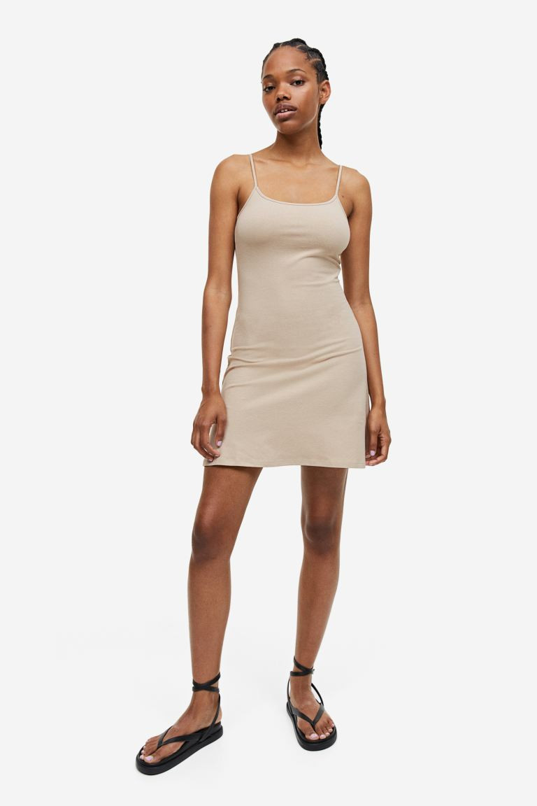Flared-skirt Jersey Dress | H&M (US + CA)