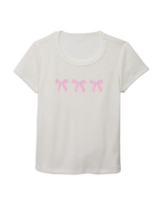 KatieJnyc Girls' Coquette Bows Graphic Tee - Big Kid  | Bloomingdale's Kids | Bloomingdale's (US)