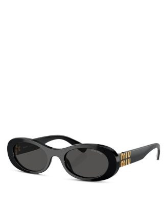 Miu Miu Oval Sunglasses, 50mm  | Bloomingdale's Jewelry & Accessories | Bloomingdale's (US)