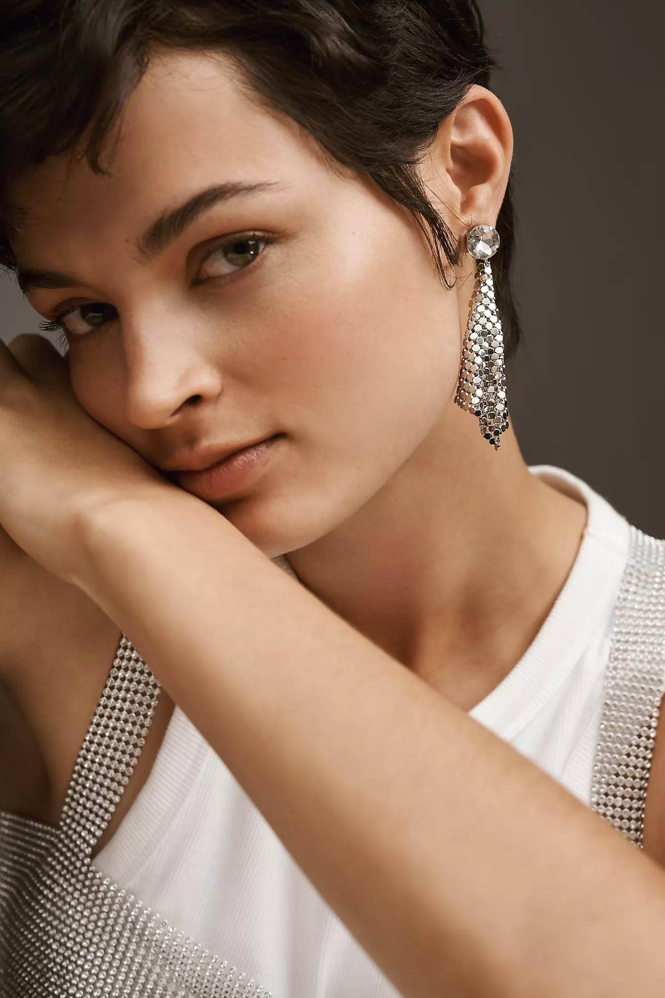 Chainmail Drop Earrings | Anthropologie (US)