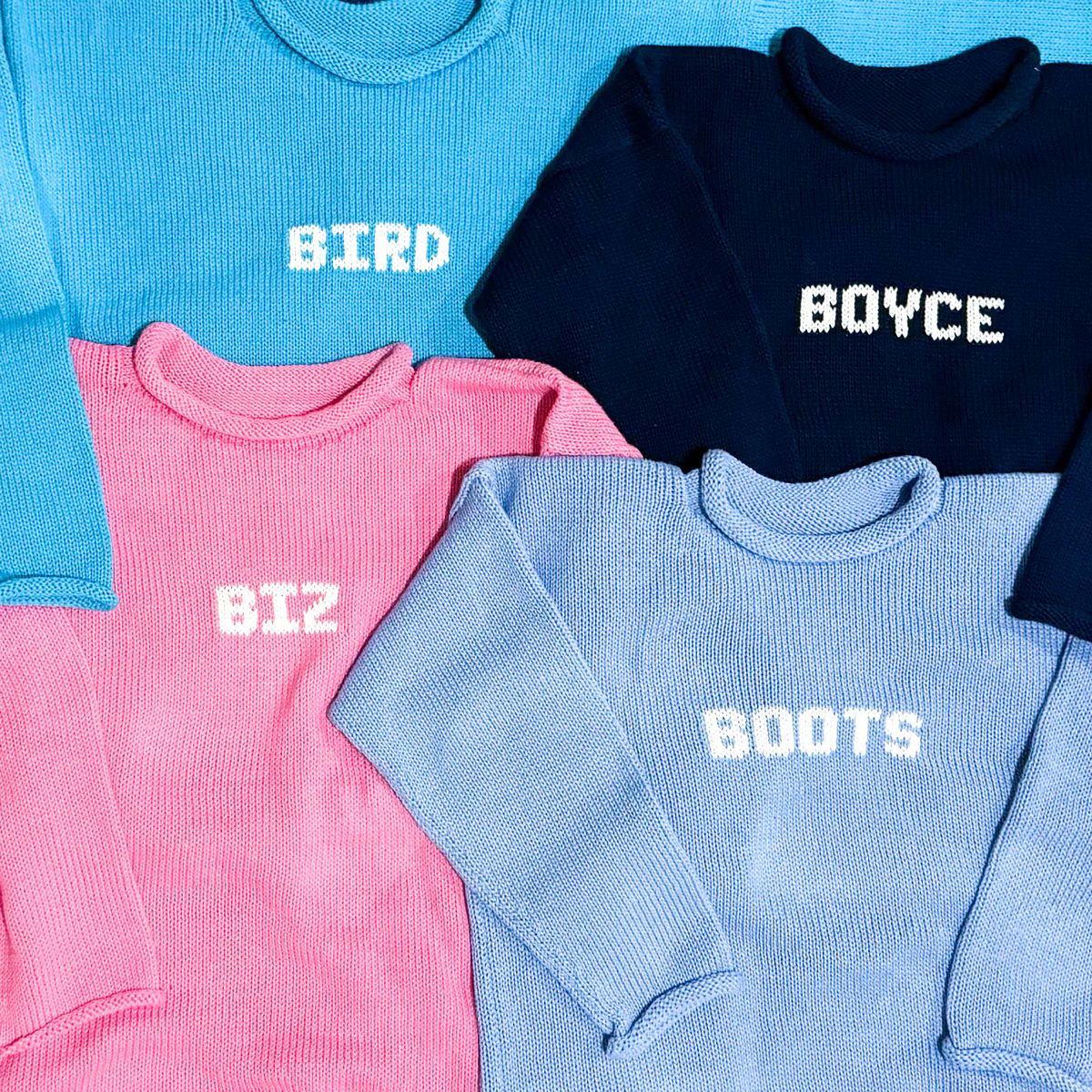 Custom Knit Name Sweater | Lovely Little Things Boutique