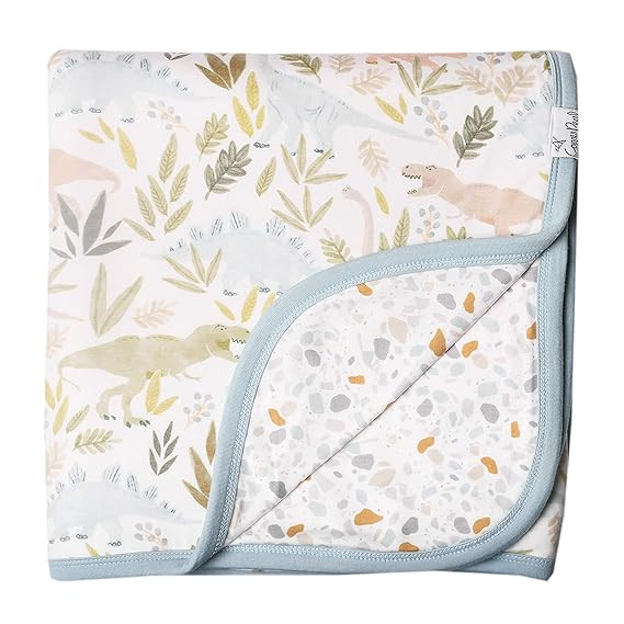 Large Premium Knit Baby 3 Layer Stretchy Quilt Blanket Rex by Copper Pearl | Amazon (US)