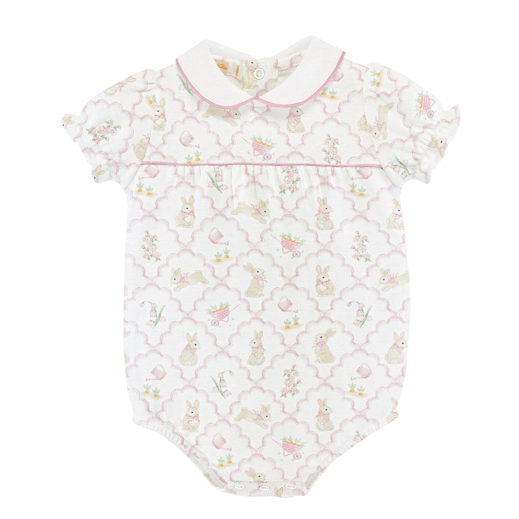 Printed Bubble with Round Collar - Mosaic of Tails | The Horseshoe Crab