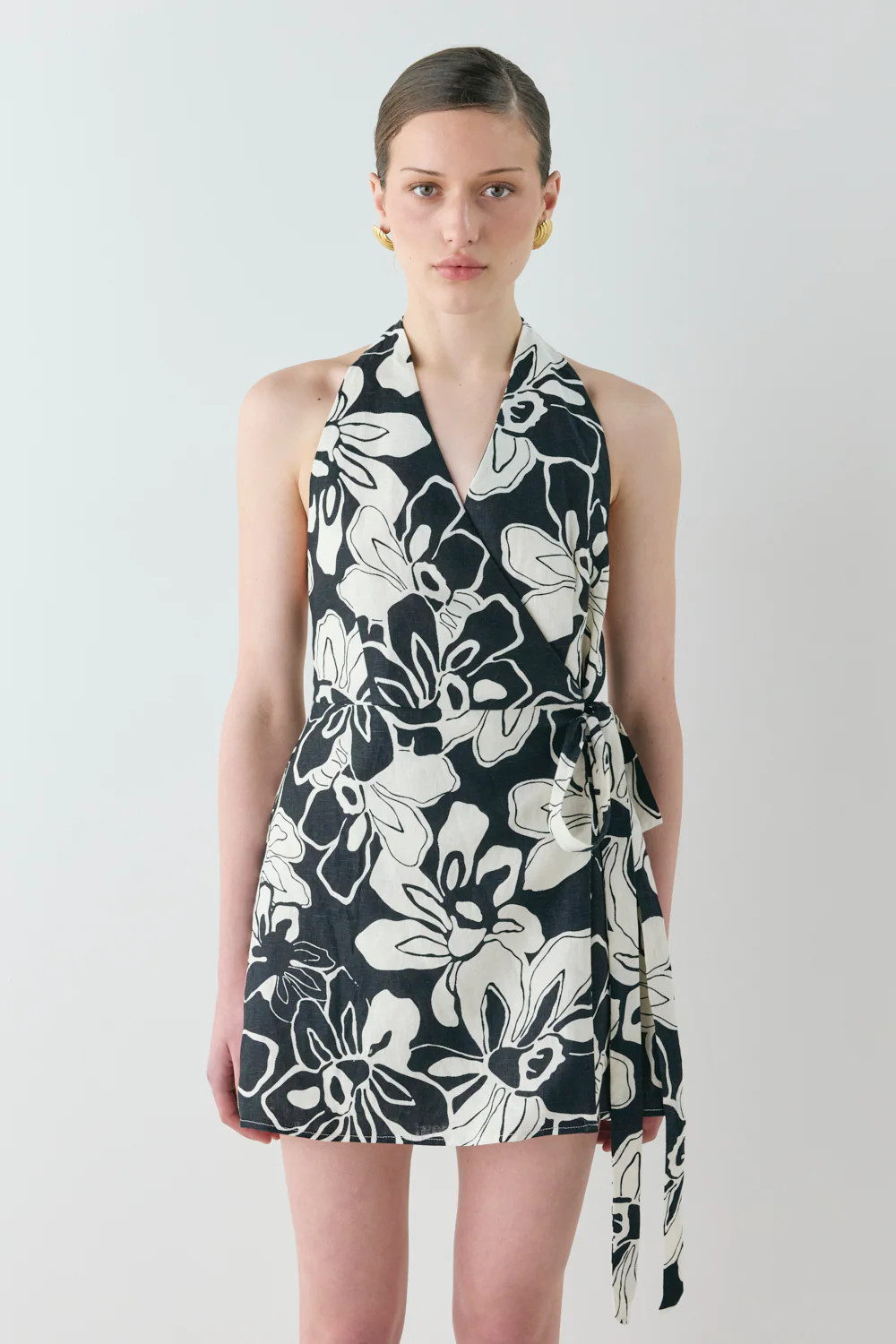 Lo Linen Mini Dress Ani | VRG Grl