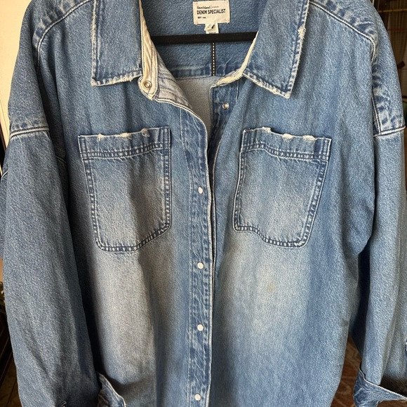 River Island Blue Denim Specialist Shirt | Poshmark