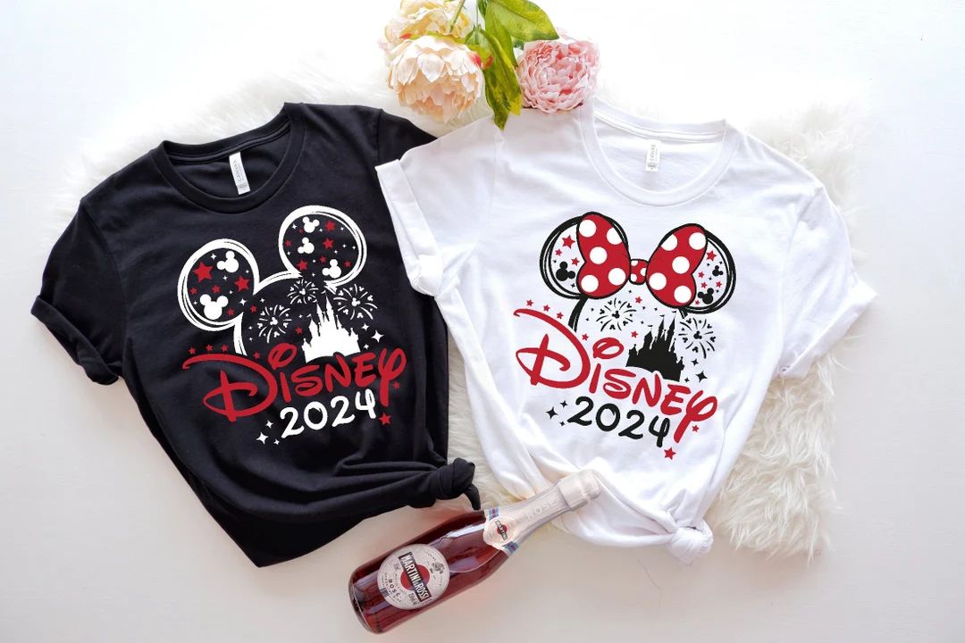 Disney Castle 2024 Shirts,custom 2024 Disney Family Vacation Shirts, Disney Family Matching Tshir... | Etsy (US)