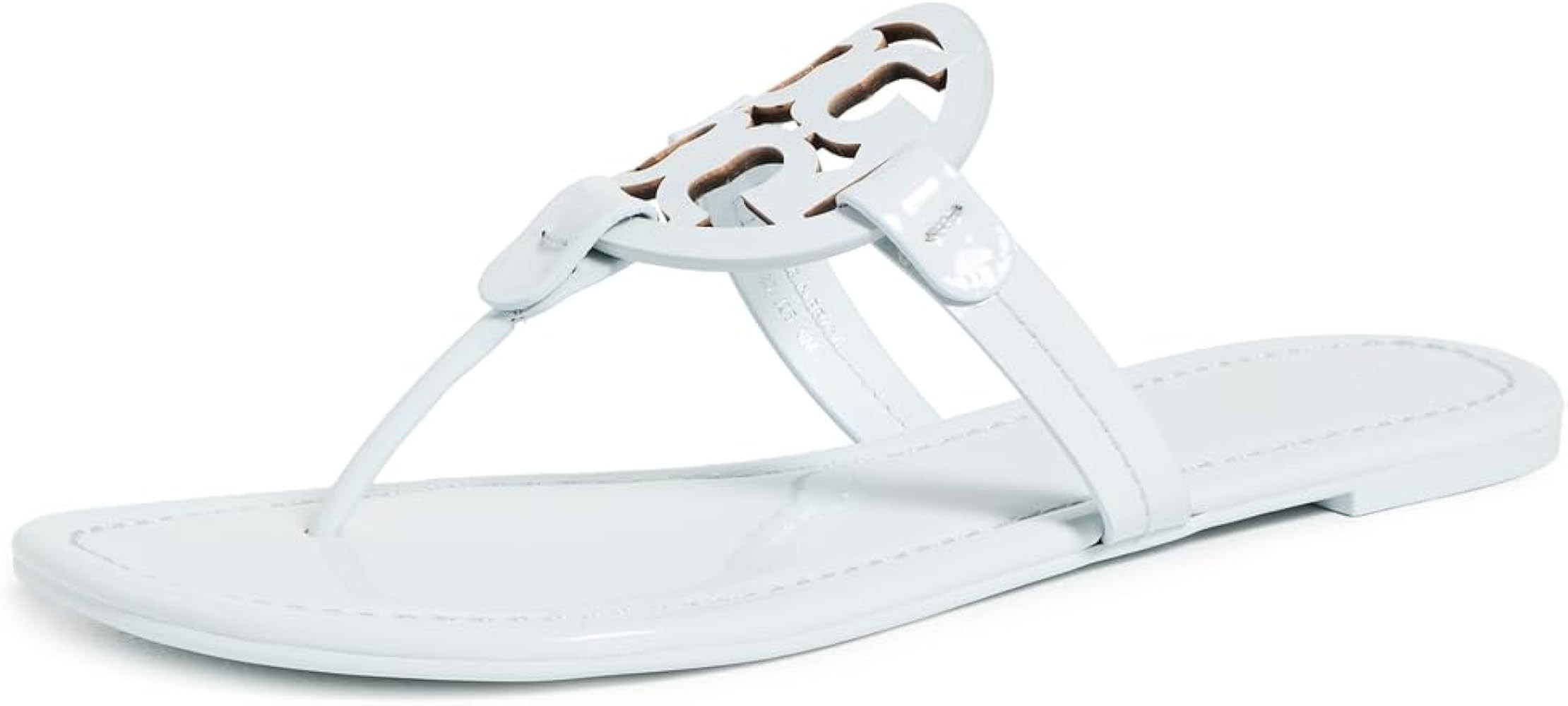 Amazon.com | Tory Burch Women's Miller Sandals, Blue Whisper, 11 Medium US | Flip-Flops | Amazon (US)