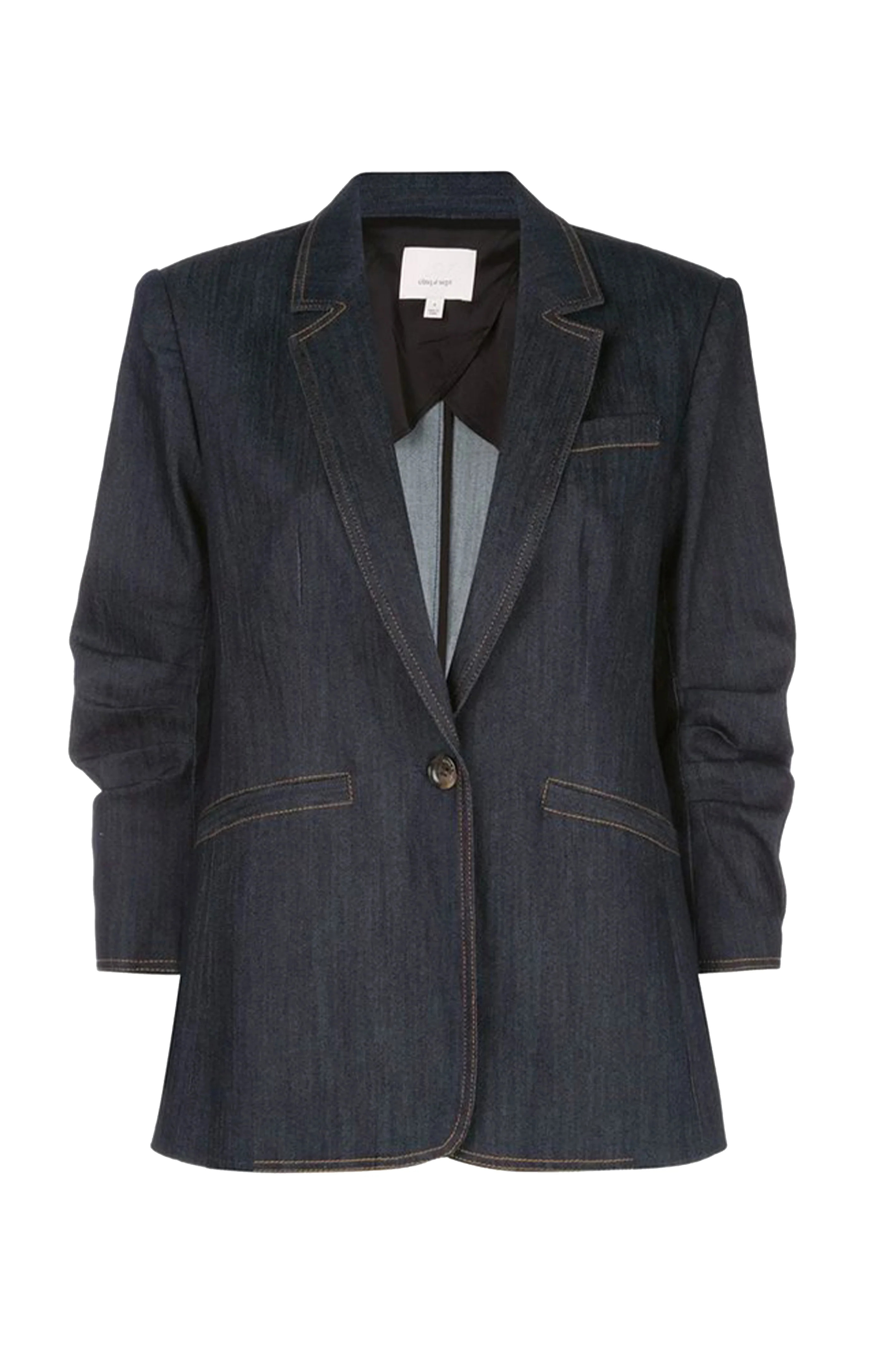Denim Khloe Blazer | Cinq à Sept