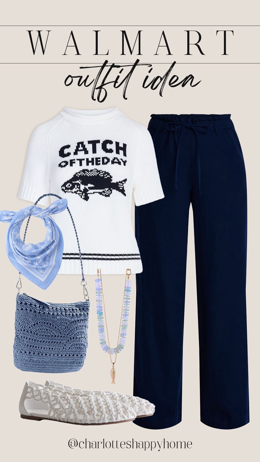 Trendy summer outfit idea from Walmart!

#walmartfinds

Walmart finds. Walmart fashion. Walmart new arrivals. Walmart summer style. Walmart navy linen pants. Walmart summer sweater. Walmart boat woven summer flats  

#LTKSeasonal #LTKootd #LTKgrwm