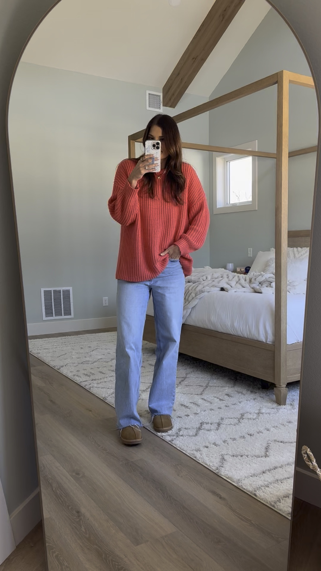 The softest oversized sweater ever!! I love this cozy sweater with shorts for an early spring look! You can wear it with shorts or trousers to work. So elevated and chic for everyday. 

Sweater Spring look red sweater women's fashion ootd tall girl finds tall girl approved everyday outfit comfy sweater spring style oversized style tall girl finds Stang and Co 

#LTKSpringSale #LTKSeasonal #LTKTall