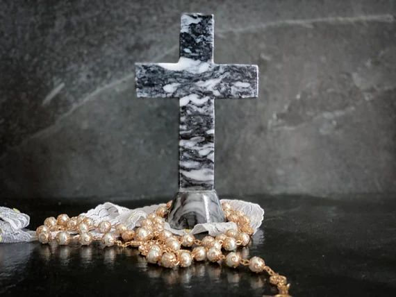 6 Mexican Onyx Crystal Cross Crucifix Decor Christ Cross | Etsy | Etsy (US)