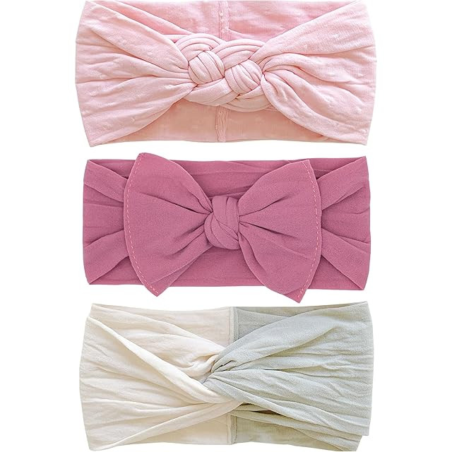 Baby Bling Bows Newborn to Little Girls Hair Bow - Classic Knot Headbands Toddlers Hair Accessori... | Amazon (US)