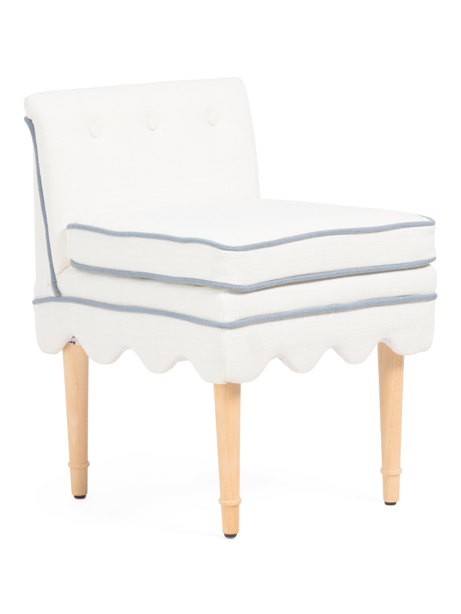 18x26 Scalloped Bottom Dining Chair | TJ Maxx