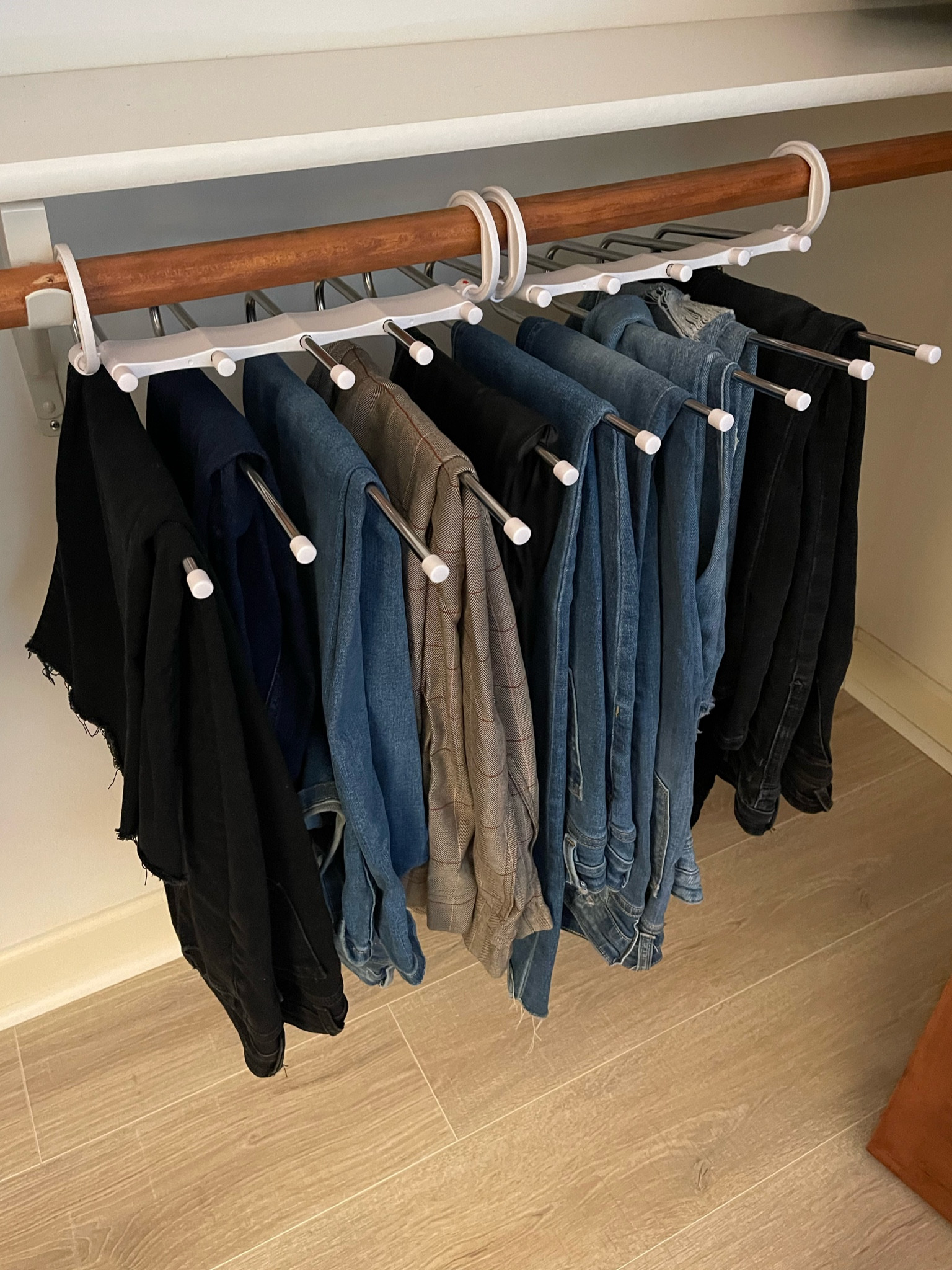 Jeans take up so much space, but we’ve found a solution—must-have hangers to keep your denim from taking over your drawers. 

#LTKhome