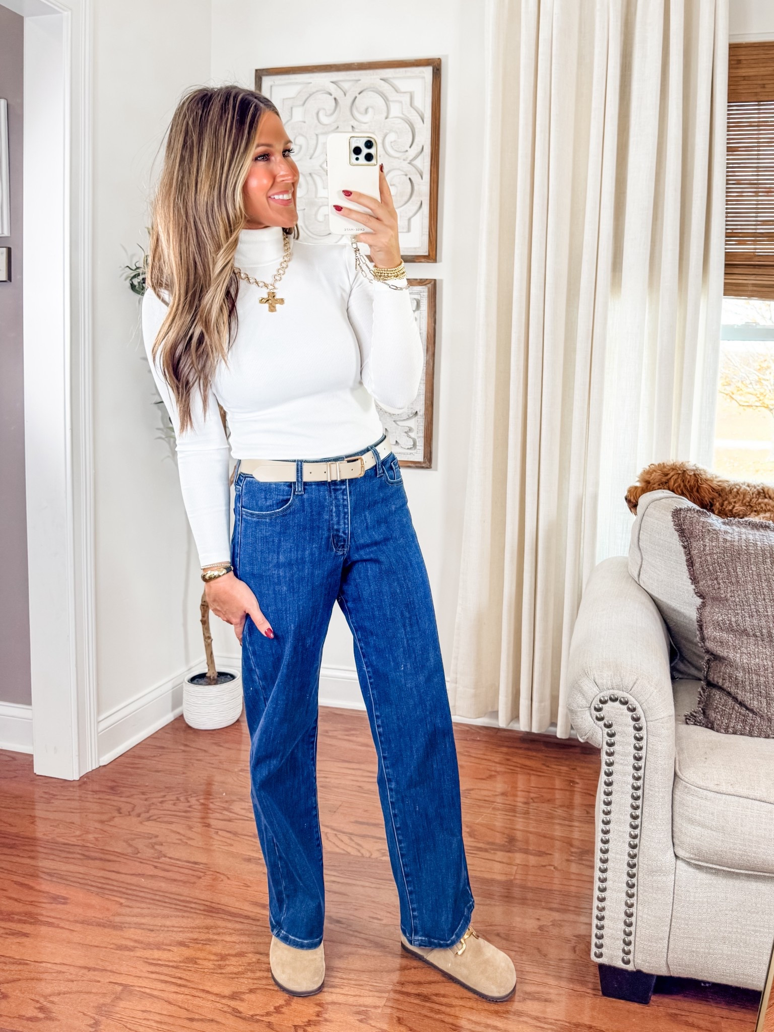 Classic, Flattering, and SO Comfy 👖 The Perfect Wide-Leg Denim!

These KanCan High Rise Wide Jeans are giving clean, classic, elevated everyday style ✨
The high rise hugs in all the right places, and the wide-leg silhouette makes them so flattering — especially when paired with a fitted top or tucked-in sweater. Perfect for running errands, lunch dates, or dressing up with a blazer for a polished look.

The dark wash gives that timeless “put-together” vibe, while still feeling soft and comfy enough for all-day wear. 💕
Linked in my TikTok Shop — these are that perfect pair of jeans you’ll actually want to wear every day.

	1.	High rise wide leg jeans
	2.	Classic dark wash denim
	3.	Flattering women’s jeans

#DenimStyle #FallOutfitIdeas #WideLegJeans 

#LTKFindsUnder100 #LTKStyleTip