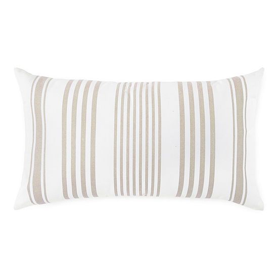 Linden Street 14x22'' Lumbar Stripe Outdoor Throw Pillow | JCPenney