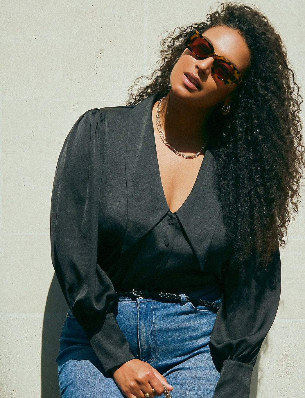 Puff Sleeve Button Down | Eloquii