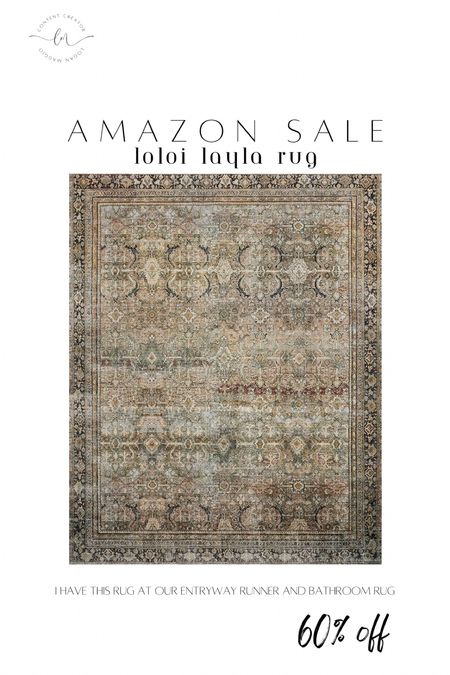 My favorite Loloi rug is 60% off right now! We have this rug in our entryway and guest bath and it is by far a fan favorite! 

#LTKsalealert #LTKFind #LTKhome