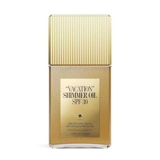 "VACATION" Shimmer Oil SPF 30 by Vacation, Shimmering Body Sunscreen, Water-Resistant, Enhances A... | Amazon (US)